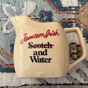 Jameson Irish Whiskey Ceramic Pitcher
